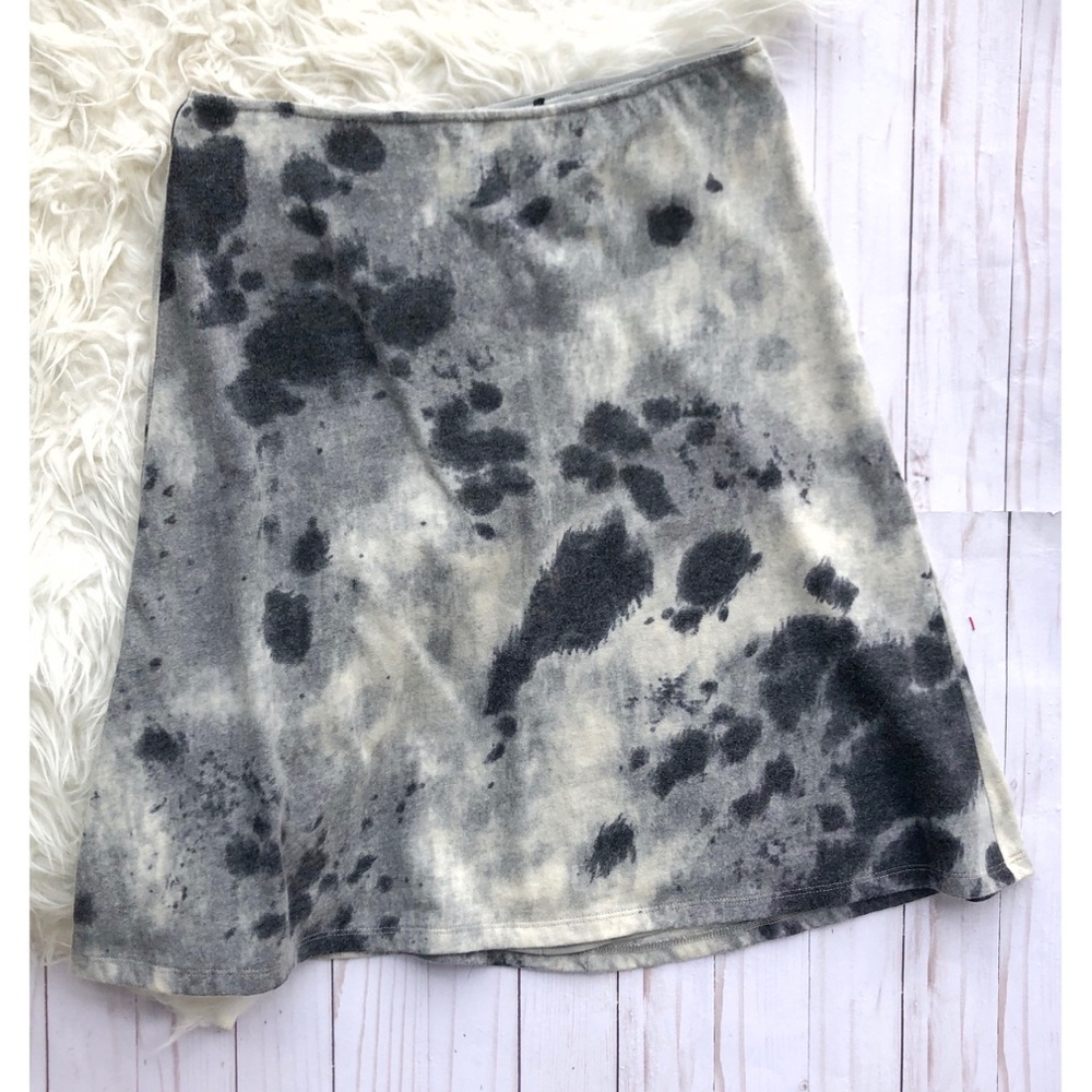 Roberto Cavalli wool grey print skirt